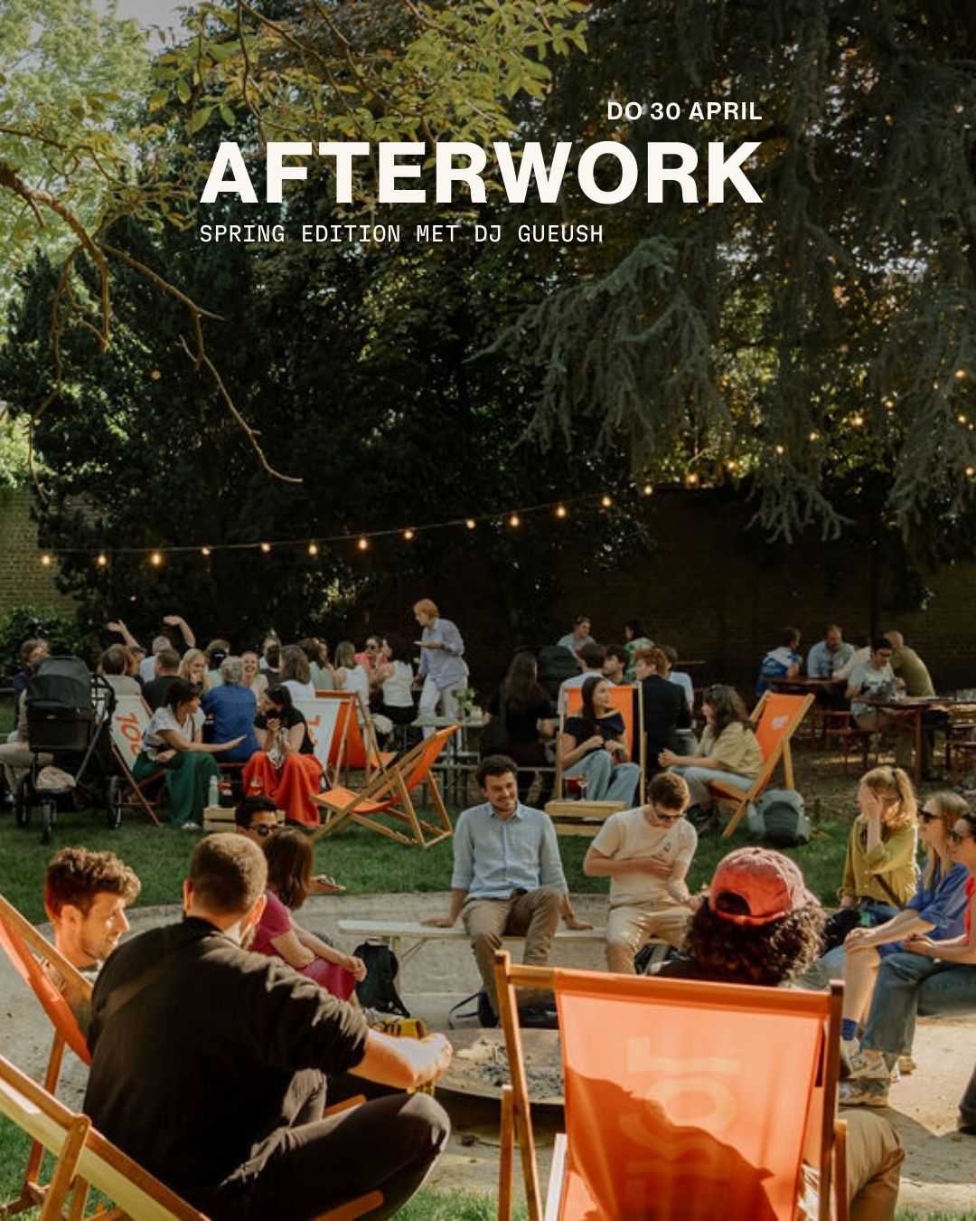 Afterwork in de tuin van Alix in Gent