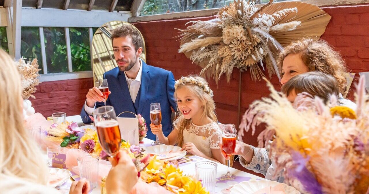 Lentefeest bij Alix in de serre in Gent