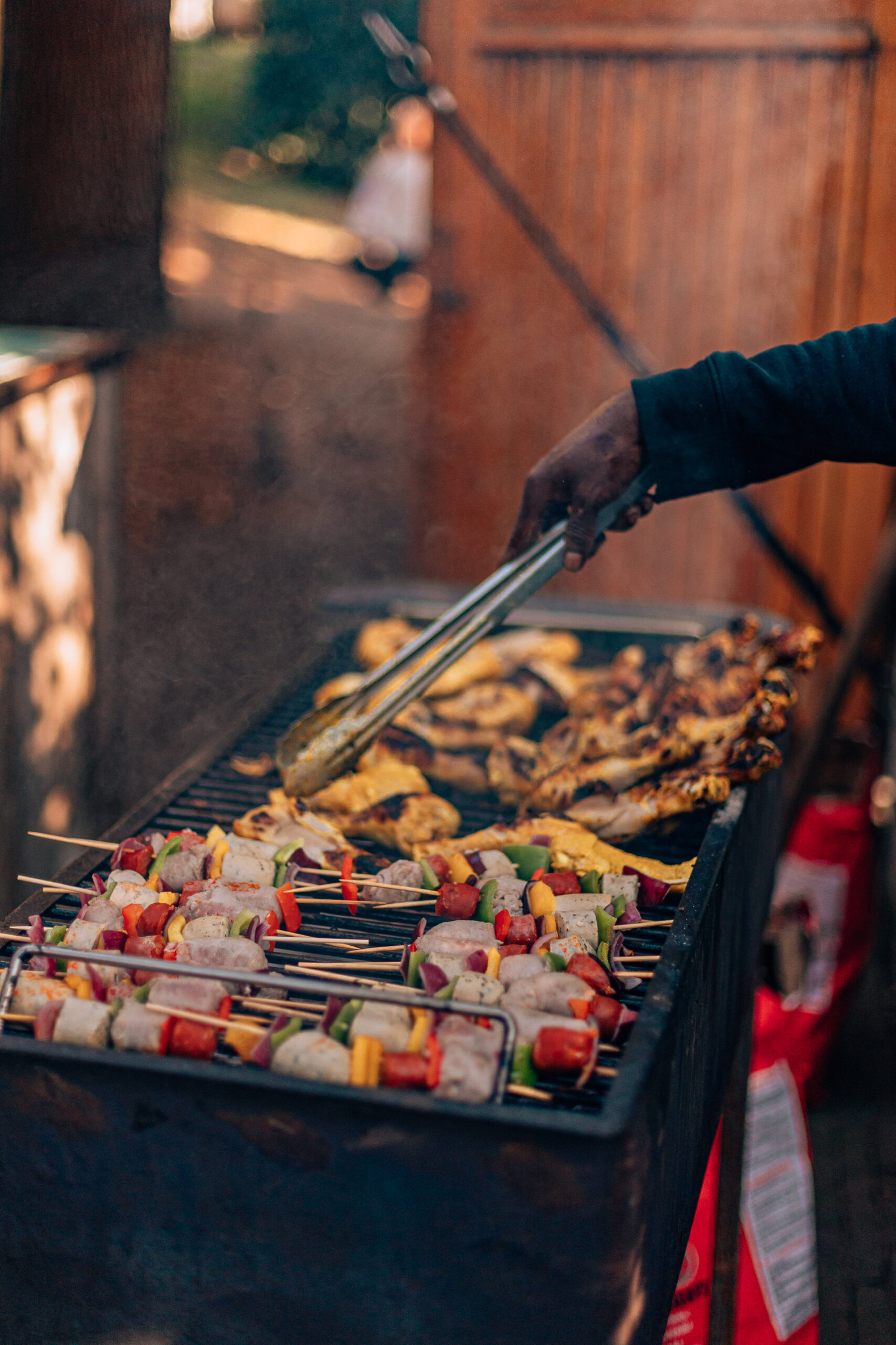 BBQ in de tuin van Alix