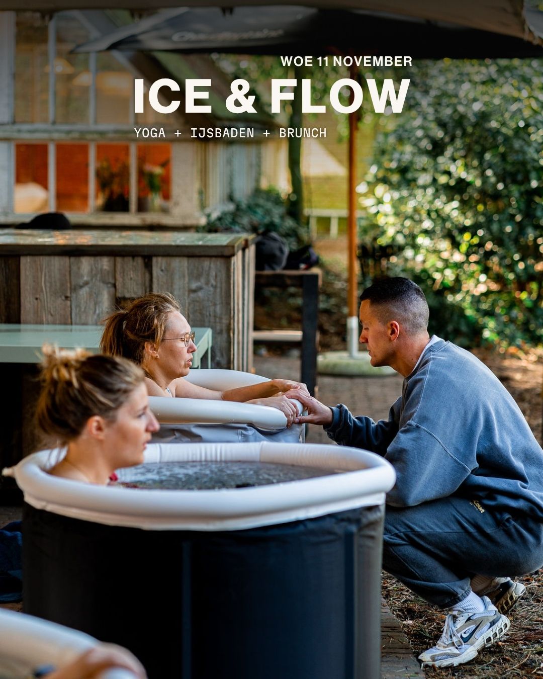 ice & flow, yoga, ijsbaden en brunch bij Alix in Gent