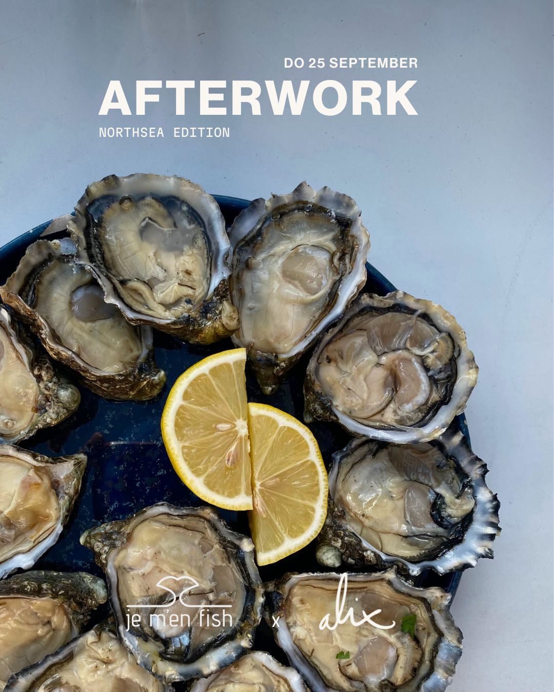 Afterwork september bij Alix in Gent met j'en fish