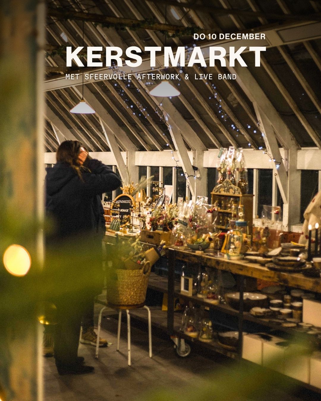 Kerstmarkt met Afterwork en live band bij Alix in Gent