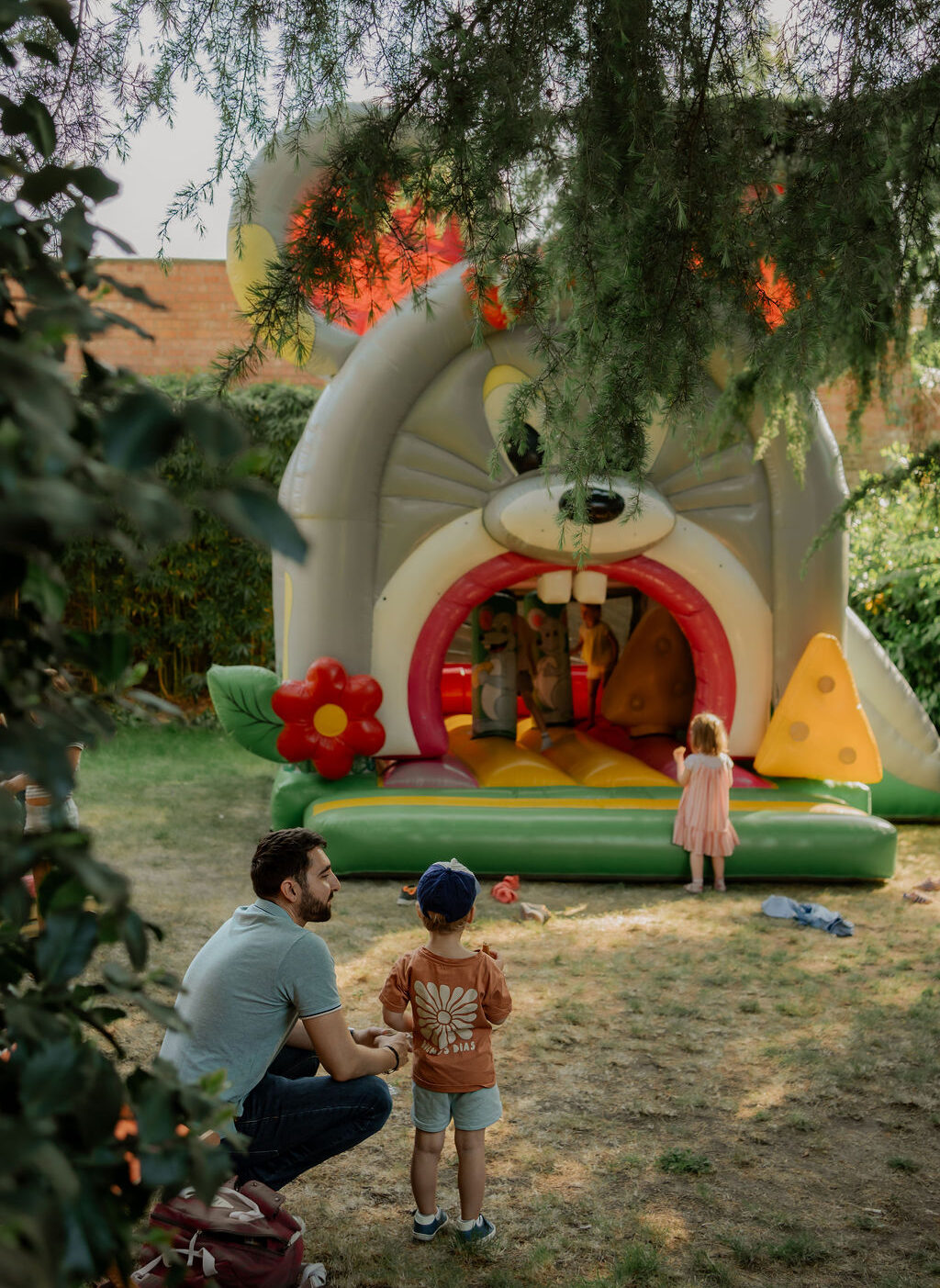 springkasteel in de tuin van Alix in Gent