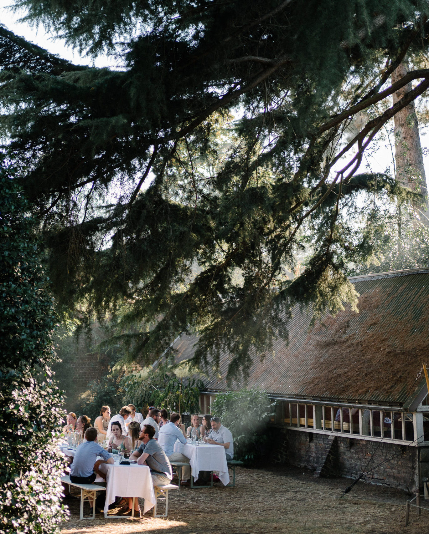 Familiefeest in de tuin van Alix in Gent