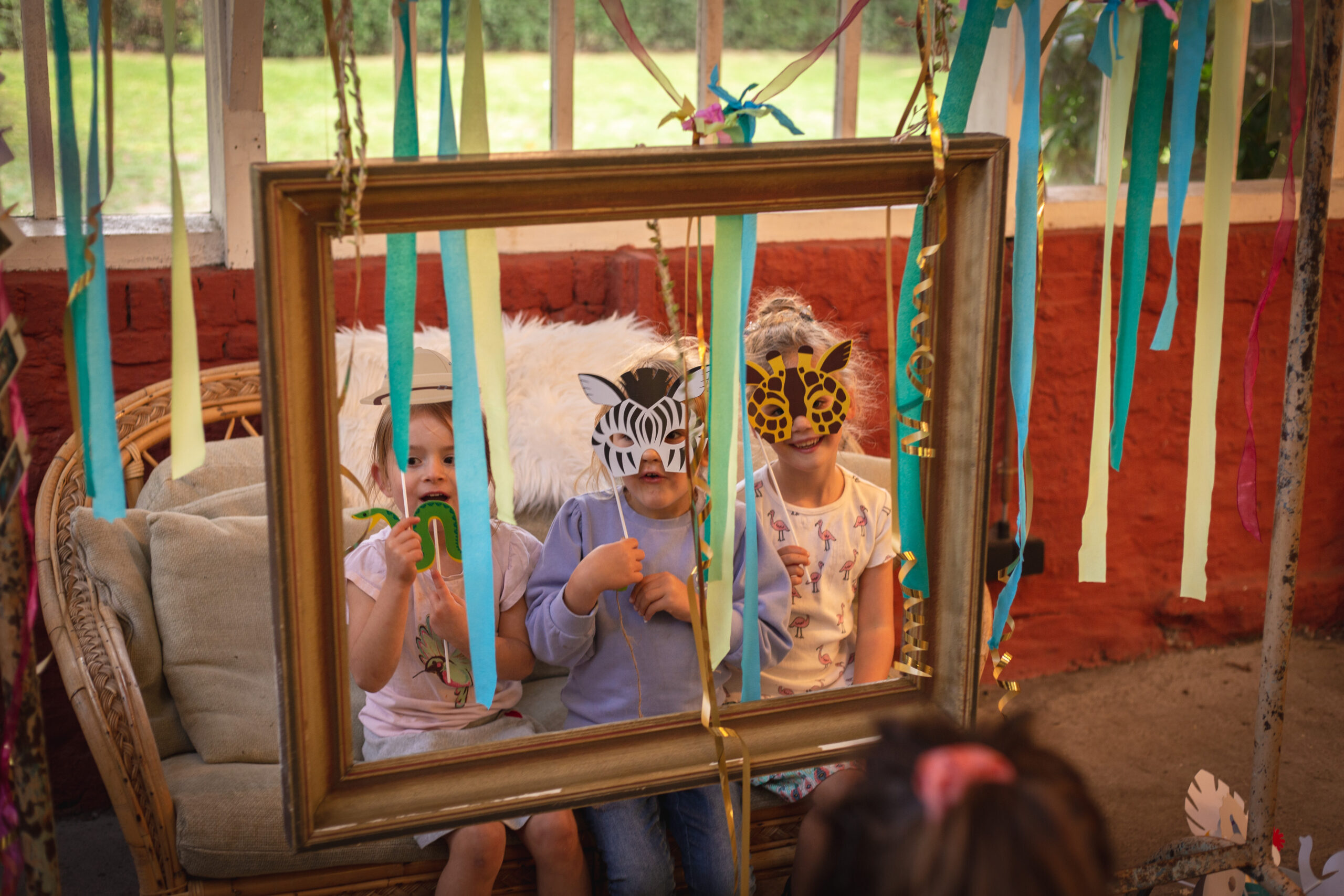 kinderanimatie op een lentefeest bij Alix